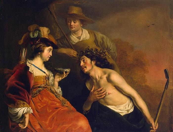 BACKER, Jacob Adriaensz. Granida and Daifilo oil painting image